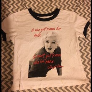 Marilyn Monroe crop top